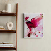 "By the window I" - Art Print in Shades of Pink by Parima Studio - In a Room