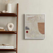 "DROP THE BALL" - Art Print in Cream by Keren Toledano - In a Room