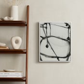 "Plant Cell 3" - Art Print in Black and White by Mary Gaspar - In a Room