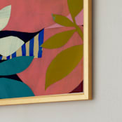 "Sun Will Shine" - Art Print in Petal by cyrille gulassa - Frame Close-up