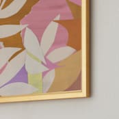 "Blossom's Breath" - Art Print in Goldenrod by cyrille gulassa - Frame Close-up