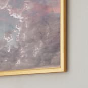 "Candy Sky" - Art Print in Airy Blue by Emanuela Carratoni - Frame Close-up
