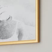 "Enduring Love" - Art Print in Ivory by Sabrin Deirani - Frame Close-up