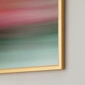 "Layered Dreamscape" - Art Print in Terra Cotta by Laura Bolter - Frame Close-up