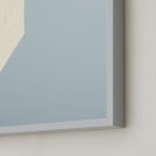 "Structure II" - Art Print in Eggshell by Kamala Nahas - Frame Close-up
