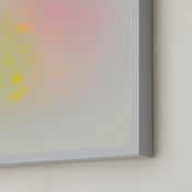 "Bare" - Art Print in warm gray by Lori Wemple - Frame Close-up
