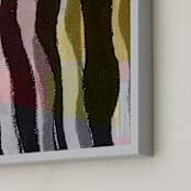 "Experiments I" - Art Print in Dark Charcoal by Bethania Lima - Frame Close-up