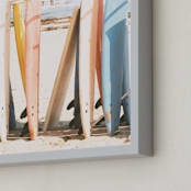 "IF YOU WANNA GO + TAKE A RIDE WITH ME" - Art Print in Surfjack by Summer Strauch - Frame Close-up