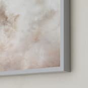 "Chaos" - Art Print in Sand by Kamala Nahas - Frame Close-up