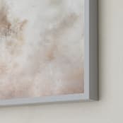 "Chaos" - Art Print in Sand by Kamala Nahas - Frame Close-up