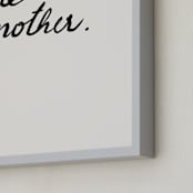 "Love one, Love all" - Art Print in white by Maja Cunningham - Frame Close-up