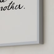 "Love one, Love all" - Art Print in white by Maja Cunningham - Frame Close-up