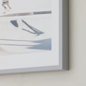"Air" - Art Print in White by Mike Sunu - Frame Close-up