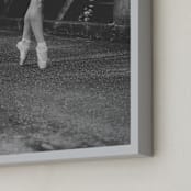 "Le Pointe" - Art Print in Graphite Black by Hollie Renner Photography - Frame Close-up