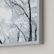 "Winter's Dance No. 2" - Art Print in Icy Aqua by Courtney Crane - Frame Close-up