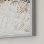 "White Canyon 5" - Art Print in cream by Kamala Nahas - Frame Close-up