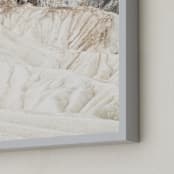 "White Canyon 5" - Art Print in cream by Kamala Nahas - Frame Close-up