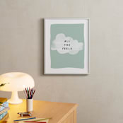 "all the feels" - Art Print in aqua by Lindsay Stetson Thompson - In a Room