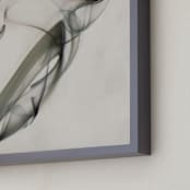 "Flow" - Art Print in Smoke by Anne Ciotola - Frame Close-up