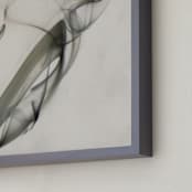 "Flow" - Art Print in Smoke by Anne Ciotola - Frame Close-up