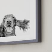 "Irish" - Art Print in Pepper by Anne Ciotola - Frame Close-up