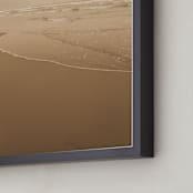 "Water Curves" - Art Print in smokey beach by Katie Buckman - Frame Close-up