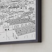 "Toledo" - Art Print in Graphite by Adelyn T. - Frame Close-up