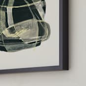 "Erde" - Art Print in Moss by Catilustre - Frame Close-up