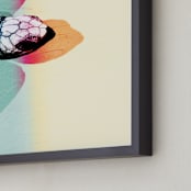 "New Life" - Art Print in Light Aqua by The Savage Label - Frame Close-up