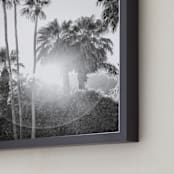 "Sunflare Palms" - Art Print in Flare by Jamie Lollback - Frame Close-up