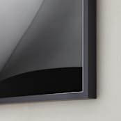 "Swept Away II" - Art Print in Black & white by Angie McMonigal - Frame Close-up