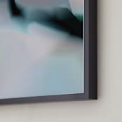 "ghost" - Art Print in Grey by Lori Wemple - Frame Close-up