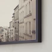"Montmartre Unique Perspectives" - Art Print in Parisian Limestone by Caroline Mint - Frame Close-up