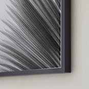 "Palm leaves 1" - Art Print in black and white by Eliane Lamb - Frame Close-up