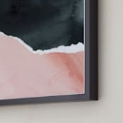 "Fringe" - Art Print in Blush by Lindsay Megahed - Frame Close-up