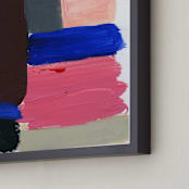 "we fit together" - Art Print in candy pink by Lauren Packard - Frame Close-up