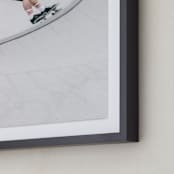 "Saint Skate 01" - Art Print in Slate by Asha Nahas - Frame Close-up