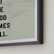 "let the good times roll" - Art Print in stone by Morgan Kendall - Frame Close-up