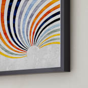 "The Awakening" - Art Print in Rainbow by Alex Isaacs Designs - Frame Close-up