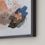 "Divide #1" - Art Print in Pacific Blue by Christine Olmstead - Frame Close-up
