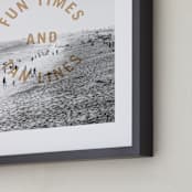 "tan lines" - Art Print in tan by Lindsay Stetson Thompson - Frame Close-up