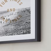 "tan lines" - Art Print in tan by Lindsay Stetson Thompson - Frame Close-up