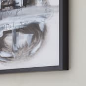 "Ice Pulse" - Art Print in Black by Misty Hughes - Frame Close-up