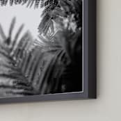 "Natural Geometries" - Art Print in Leaf Grey by Tal Paz-Fridman - Frame Close-up