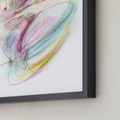 "Baby Wildling" - Art Print in Pink by Misty Hughes - Frame Close-up