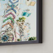 "La Cremallera" - Art Print in Color by Asha Nahas - Frame Close-up