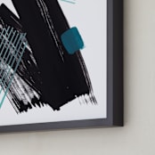 "Study 34" - Art Print in Black and white by Jaime Derringer - Frame Close-up