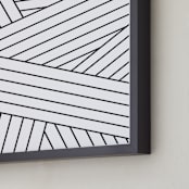 "Tension (Portrait)" - Art Print in Black and White by Jaime Derringer - Frame Close-up