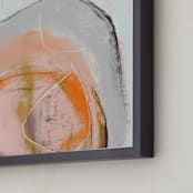 "Ordinarily Held" - Art Print in Orange Accent by Amy Moen - Frame Close-up