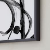 "Plant Cell 2" - Art Print in black and white by Mary Gaspar - Frame Close-up